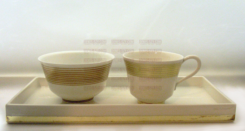 KPM Berlin Porzellan TABLETT, Hallesche Form - FRIEDLAENDER