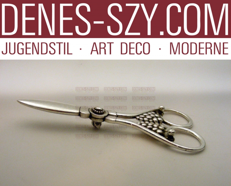 GEORG JENSEN Silber # 139 ALT Traubenschere GRAPE Collection