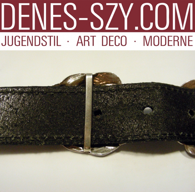 GEORG JENSEN SILBER JUGENDSTIL GÜRTELSCHNALLE #4 KOPENHAGEN 1910