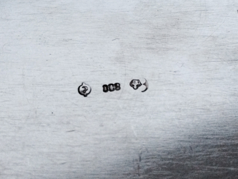 German heavy Sterling silver covered sugar box, bonbonniere