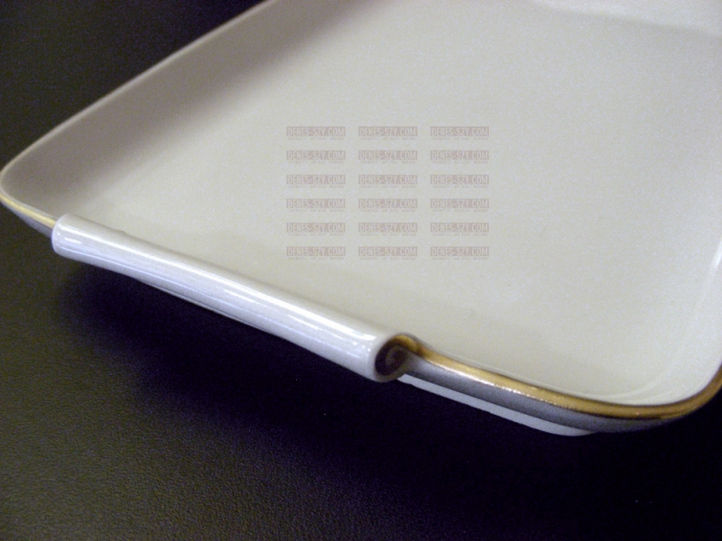 vassoio di vegetali crudi in porcellana di KPM Berlino 1929