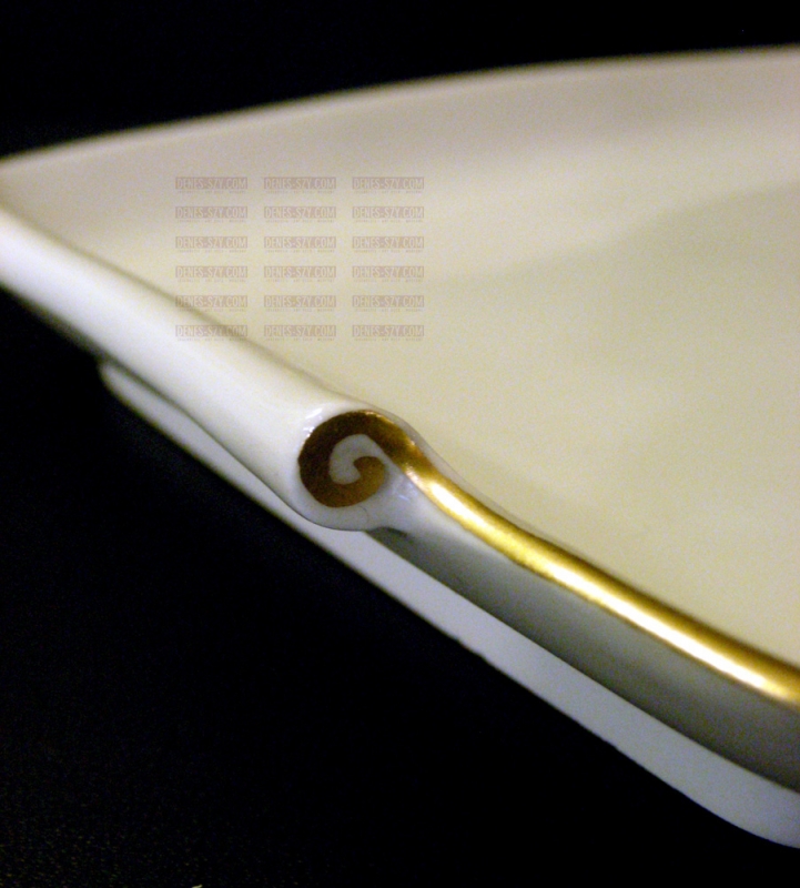 vassoio di vegetali crudi in porcellana di KPM Berlino 1929