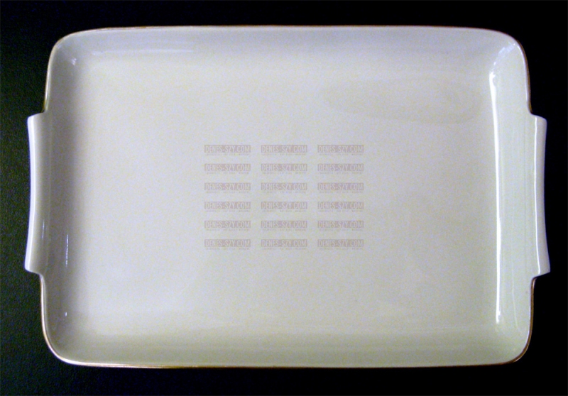 vassoio di vegetali crudi in porcellana di KPM Berlino 1929