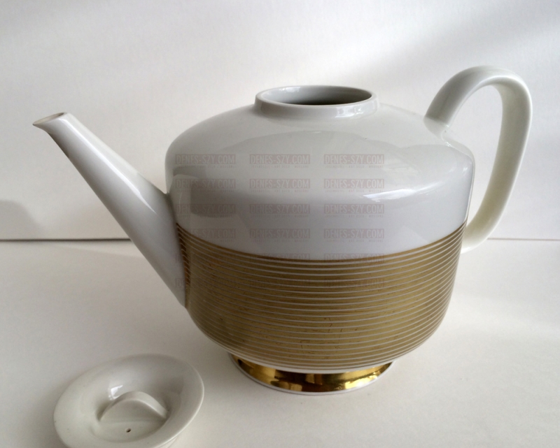 KPM Royal Berlin China Design Friedlaender Halle pattern teapot