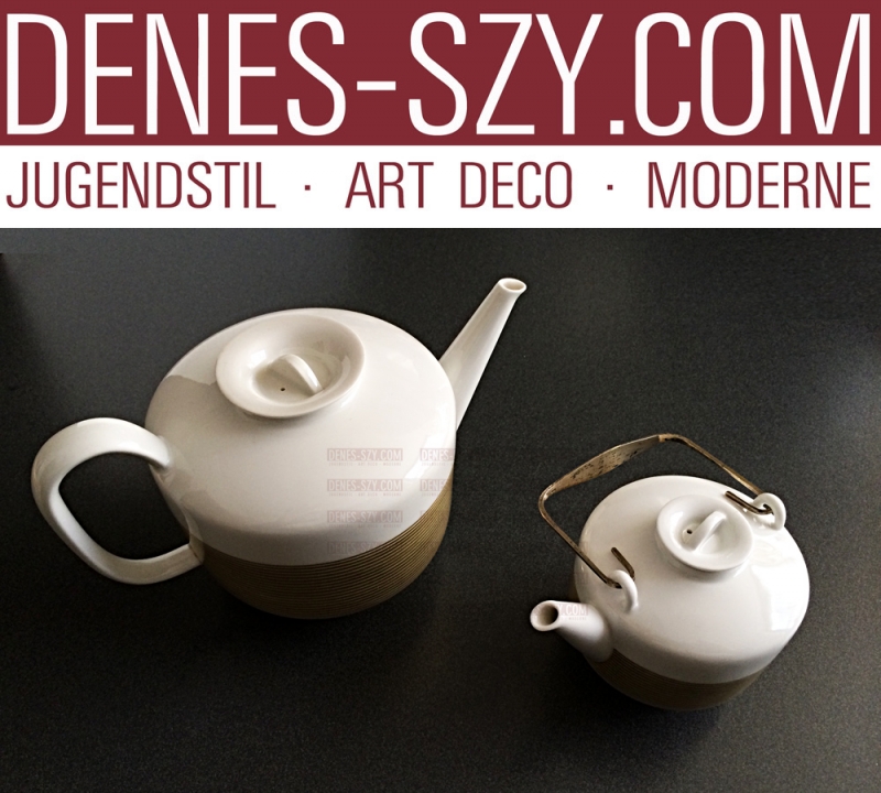 KPM Royal Berlin China Design Friedlaender Halle pattern teapot