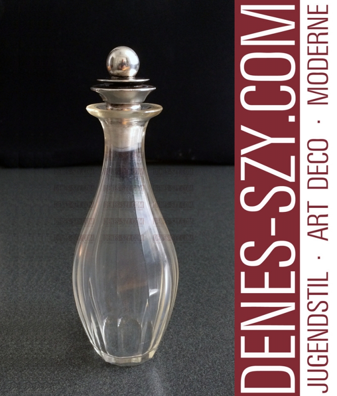 Georg Jensen silver pyramid carafe cruet with stopper 219