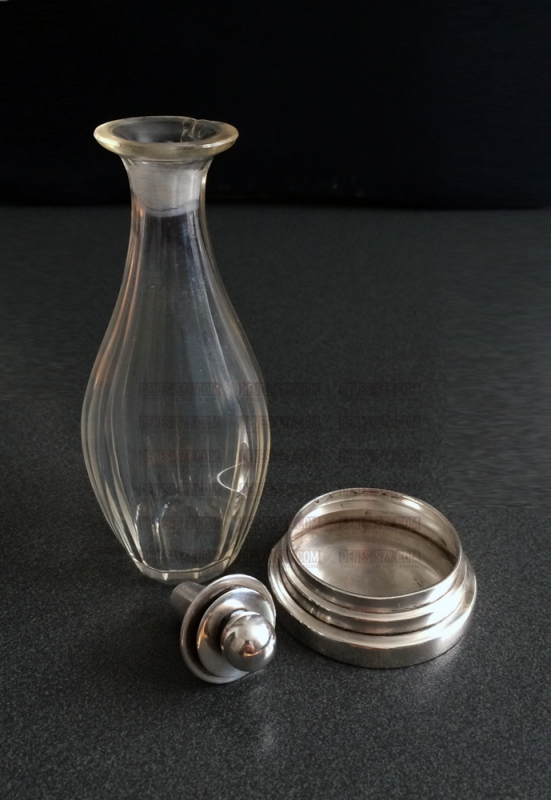 Georg Jensen silver pyramid carafe cruet with stopper 219