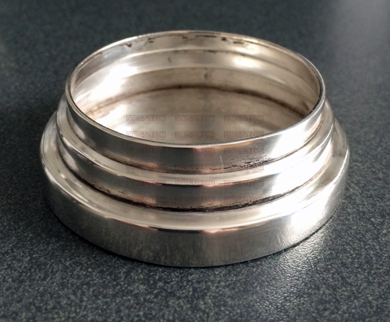 Georg Jensen silver pyramid carafe cruet with stopper 219