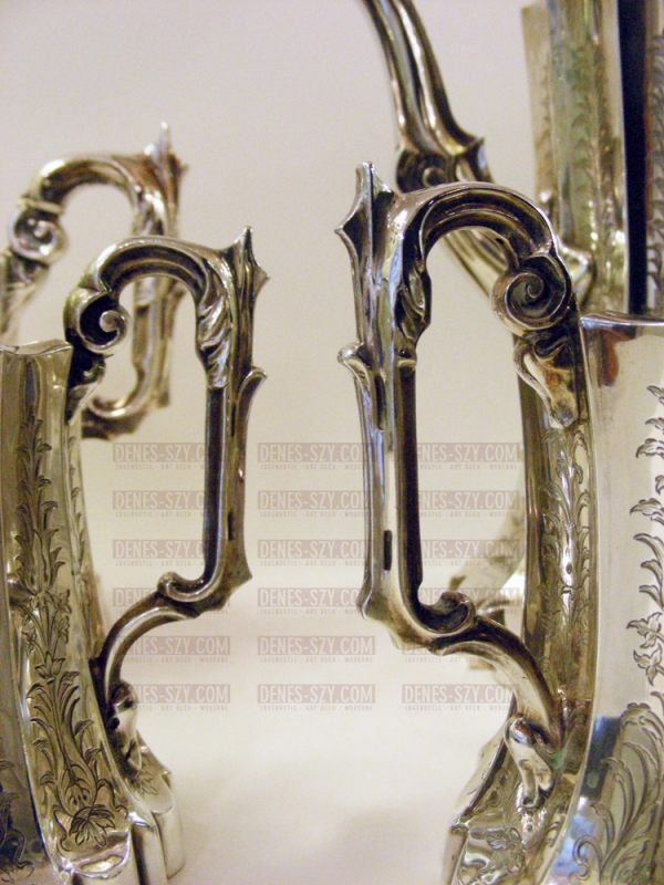 Sterling Silber Victorian Tee Kaffee Set 1846