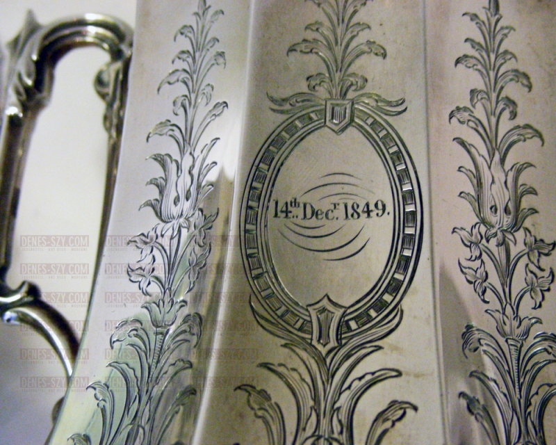 Sterling Silber Victorian Tee Kaffee Set 1846