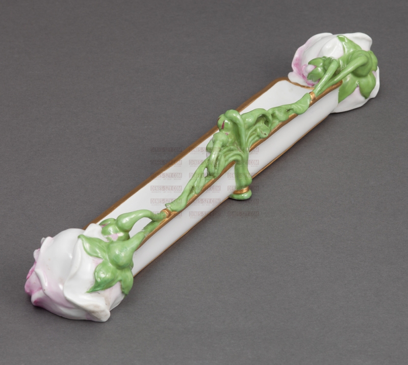 Heinrich Vogeler ciotola per spillone in porcellana liberty di Meissen