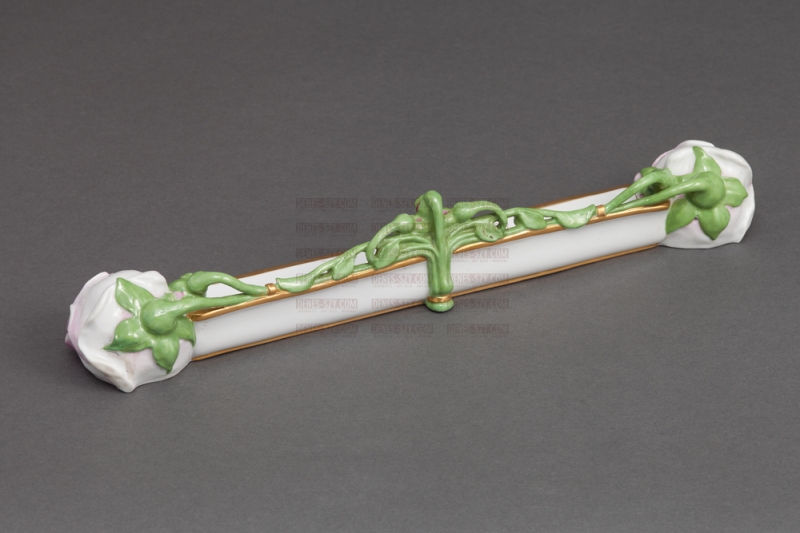 Heinrich Vogeler ciotola per spillone in porcellana liberty di Meissen