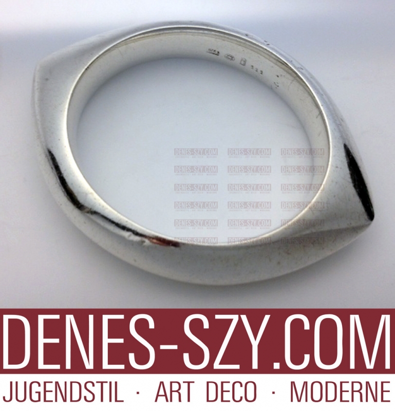 Georg Jensen Silber Armreif # 111 Nanna Ditzel 1956