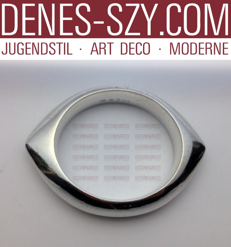 Georg Jensen silver jewelry, Bangle 111 by Nanna Ditzel 1956