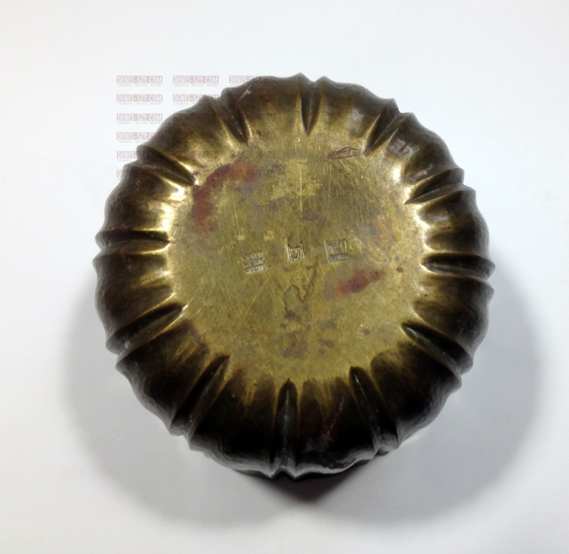 Josef Hoffmann Coupe en laiton Vienne ca 1928