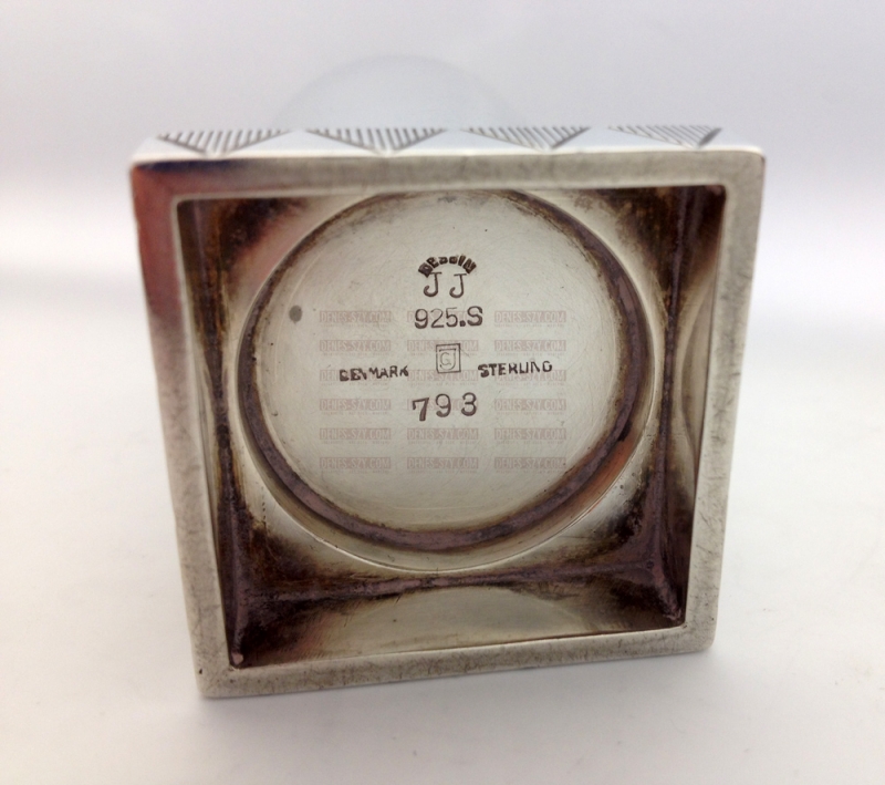 Art Deco Georg Jensen Sterlingsilber Senftopf # 793 JJ