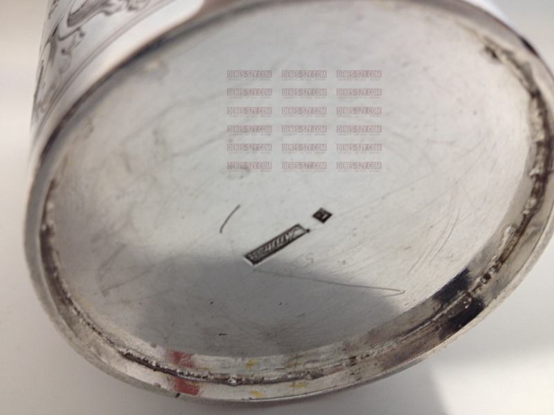 Coppa d'argento Memento Mori, Dueren Germania 1780 circa