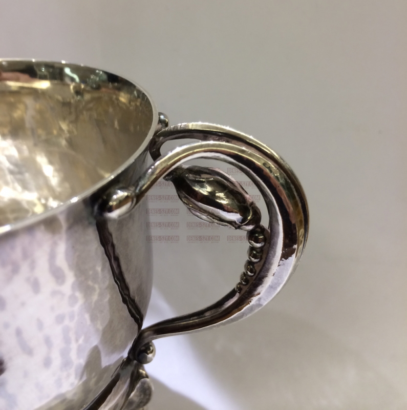 Georg Jensen Sterlingsilber Sahnegiesser # 100 Magnolia