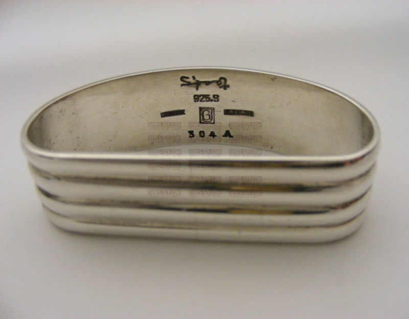Georg Jensen SILBER BESTECK BERNADOTTE, Serviettenring # 304 A
