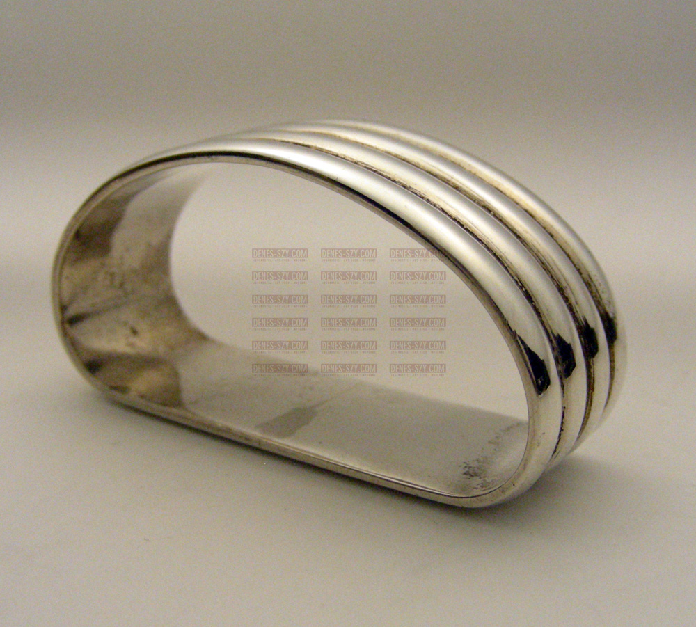 Georg Jensen Sterling, Bernadotte pattern napkin ring 304 A