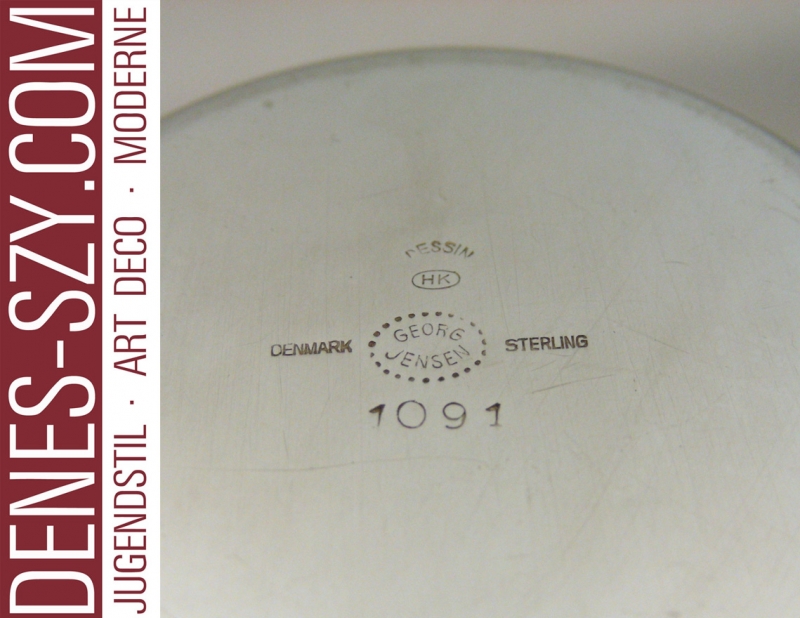 Henning Koppel Georg Jensen salsiera 1091 in argento 925