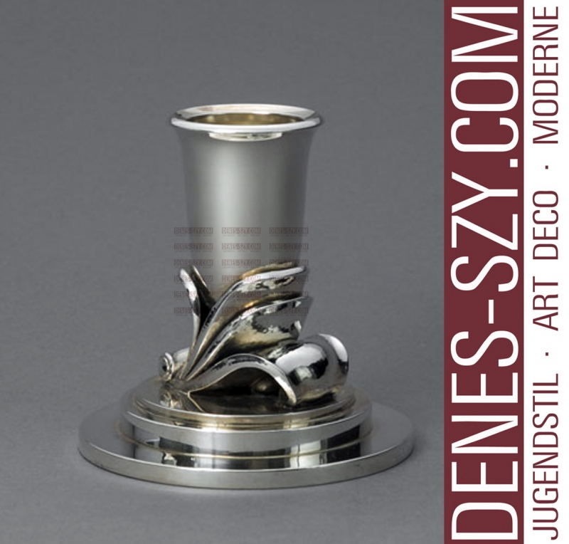 XXL Georg Jensen Silber Leuchter # 604 C Harald Nielsen