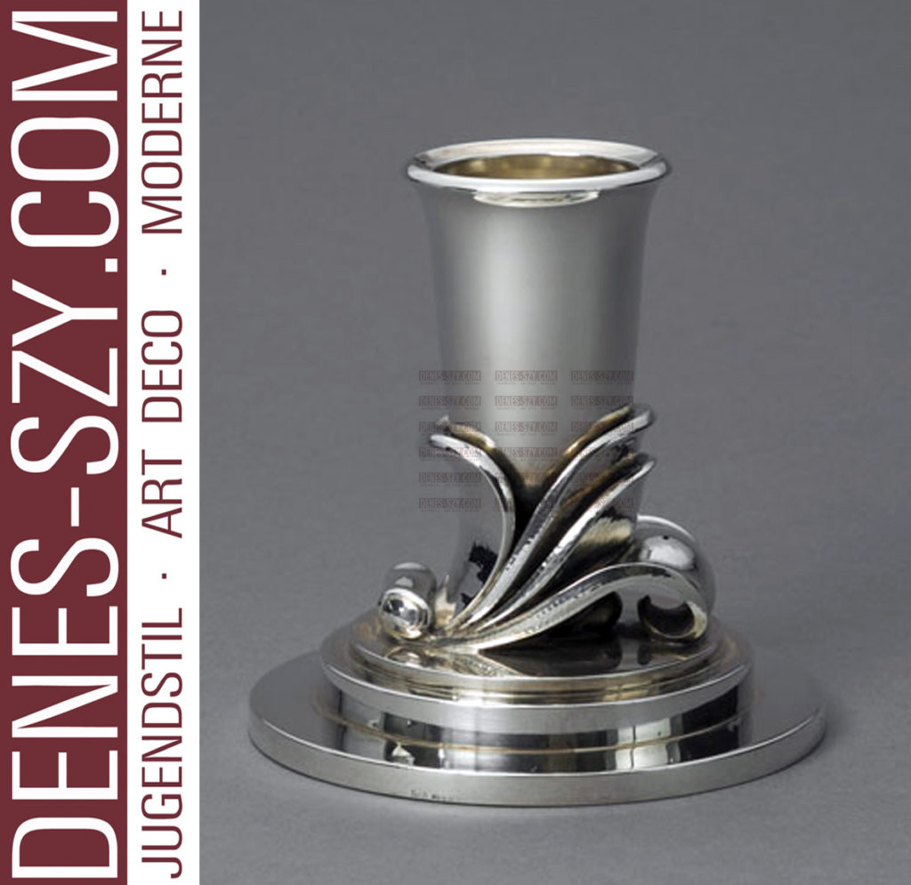 XXL Georg Jensen Silber Leuchter 604 C Harald Nielsen