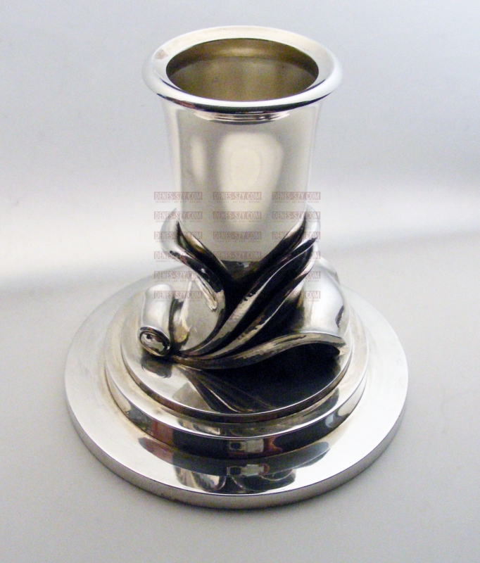 XXL Georg Jensen argento candeliere 604 C Harald Nielsen