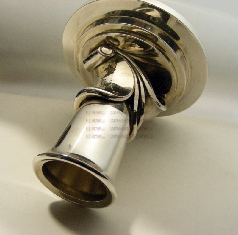 XXL Georg Jensen argento candeliere 604 C Harald Nielsen