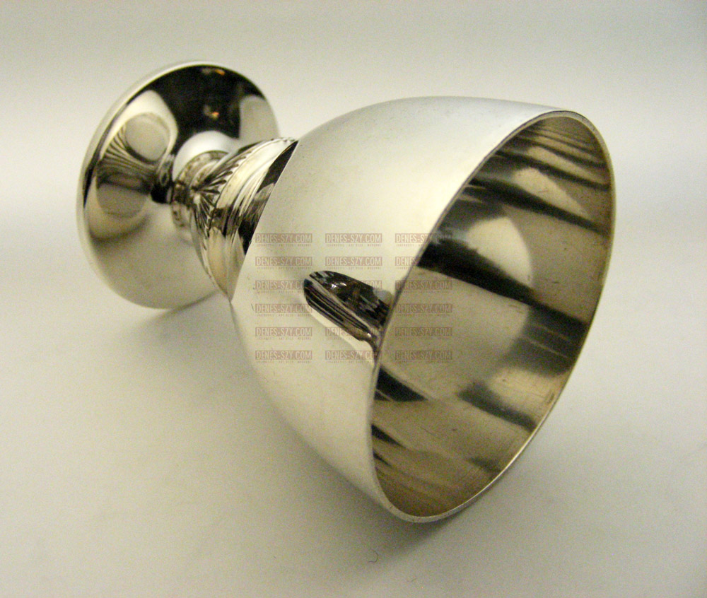 Cactus pattern Georg Jensen silver cutlery egg cup 572