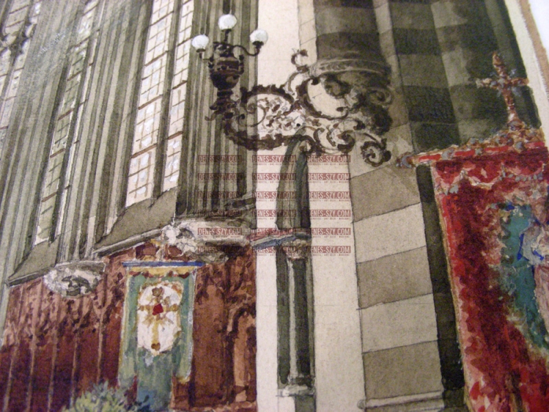 Carl RÜDELL, Trauung in St, Andreas zu Köln, ca. 1916