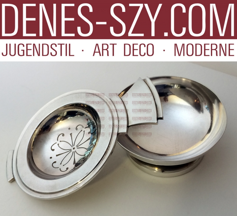 GEORG JENSEN SILBER, PYRAMIDE Teesieb # 600 B