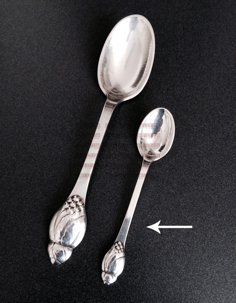 Art Deco piccolo cucchiaino da tè di Evald Nielsen ca. 1930