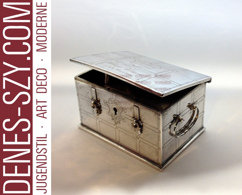 Silber Schatzkästchen, SPAR DOSE HAMBURG 1857-1858