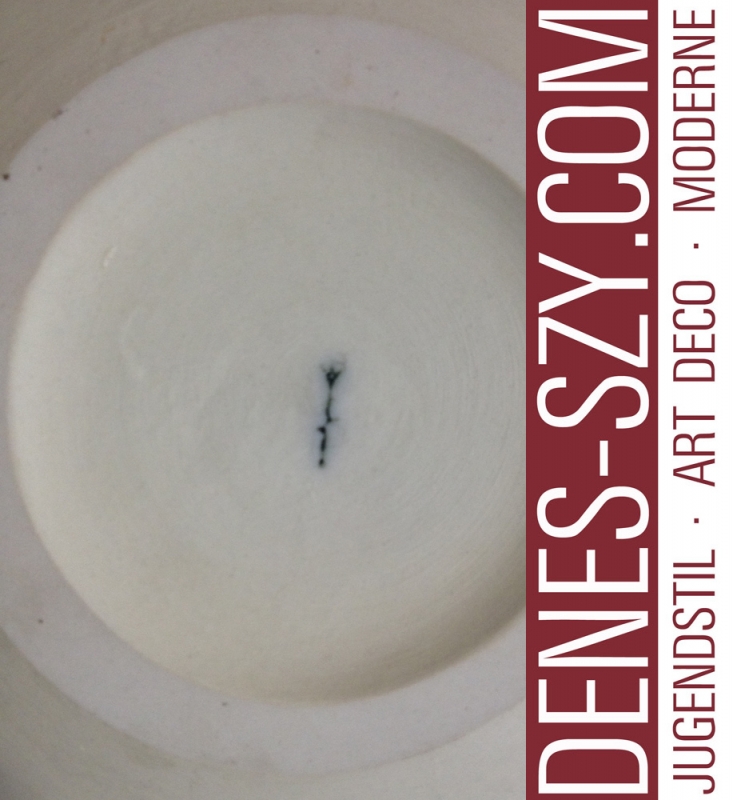 Bol, bol de service, "Leda" avec 3 scènes coupées profondes, Porcelaine, céladon, Conception: Siegmund Schütz 1936, Exécution: KPM Berlin 1930, Allemagne