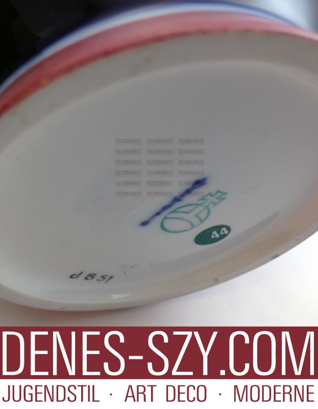 KPM Berlin Porzellan Flora Vase mit Taubendekor SCHÜTZ 1935