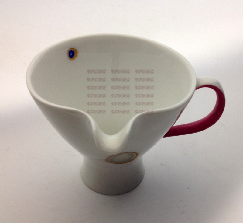 bricchetto dalla panna in porcellana moderna di KPM Berlino CROCO