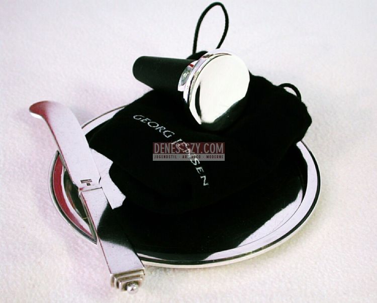 turacciolo da bottiglia, GEORG JENSEN argento massiccio, Design di Henning Koppel