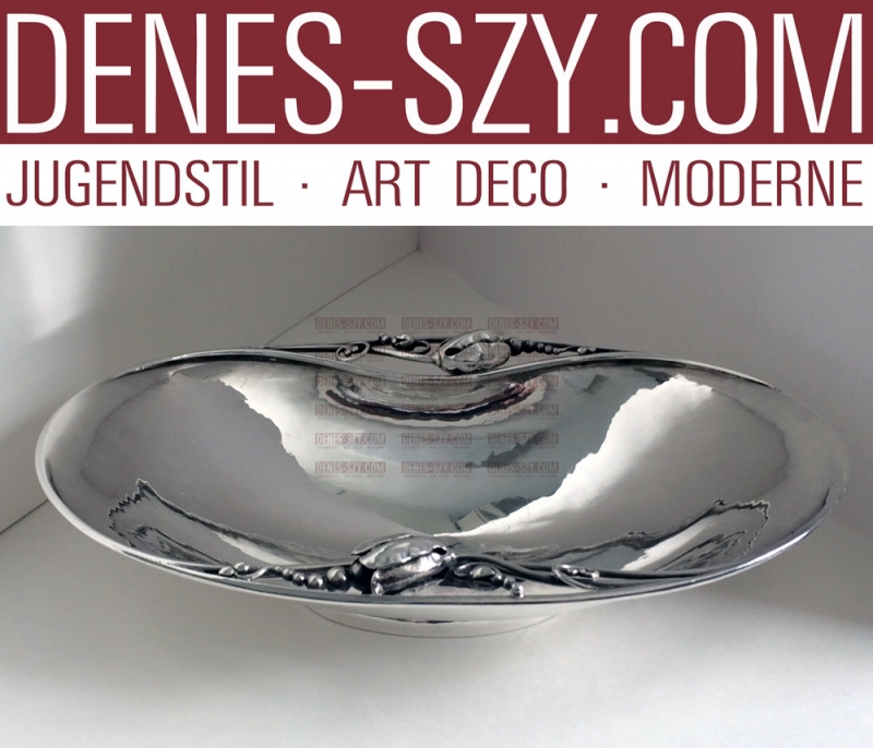 Georg Jensen biscottiera 2 collezione Blossom in argento