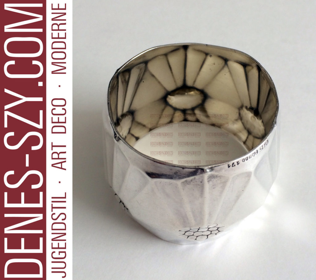 Orivit Cologne, art nouveau Sterling silver, napkin ring # 171
