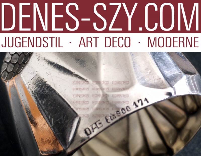 Orivit Cologne, German art nouveau silver napkin ring 171