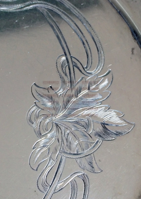 Bruckmann Jugendstil Silber Tablett Weltausstellung
