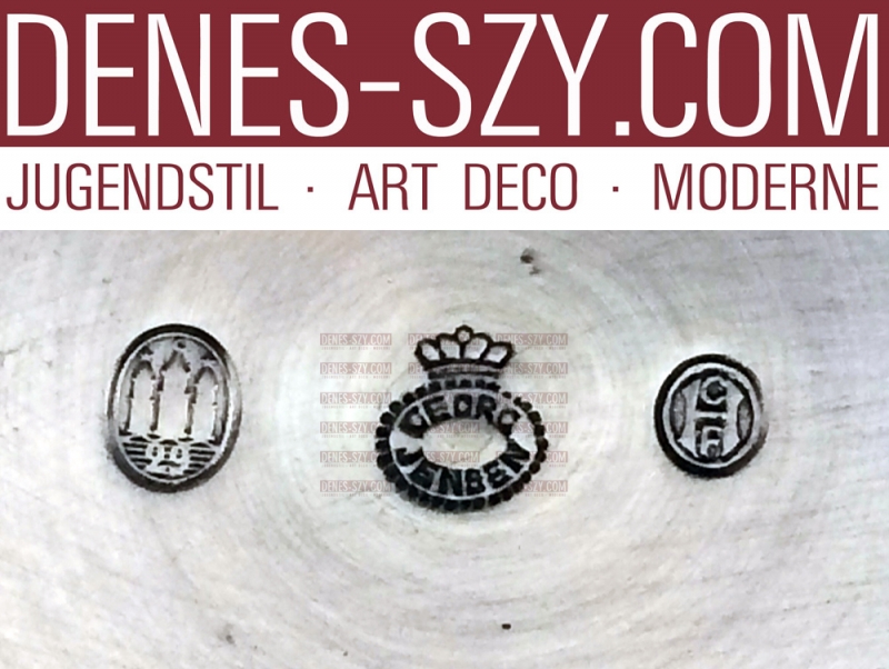 Gobelet Art Deco, Conception: Johan Rohde vers 1919, Exécution: les orfèvres Georg Jensen, Copenhague 1919, argent sterling