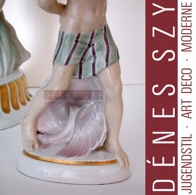 INDIAN WITH TURKEY from the 'wedding procession', Design: Adolf Amberg, October 1908 - 1910, Execution: KPM Berlin 1912