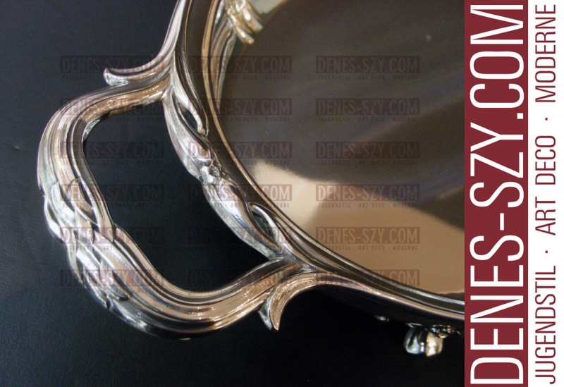 Heinrich Vogeler, Silber, Herbstzeitlose, Jugendstil Schale