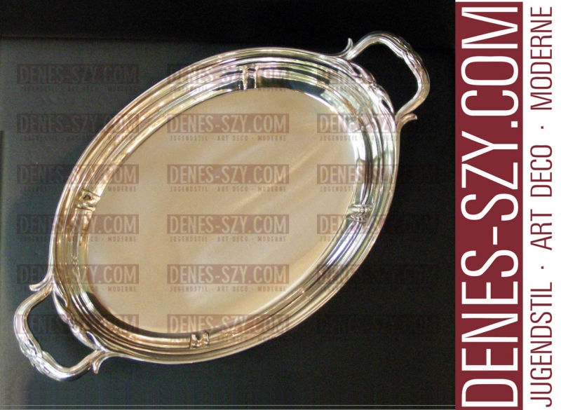 Heinrich Vogeler, Silber, Herbstzeitlose, Jugendstil Schale