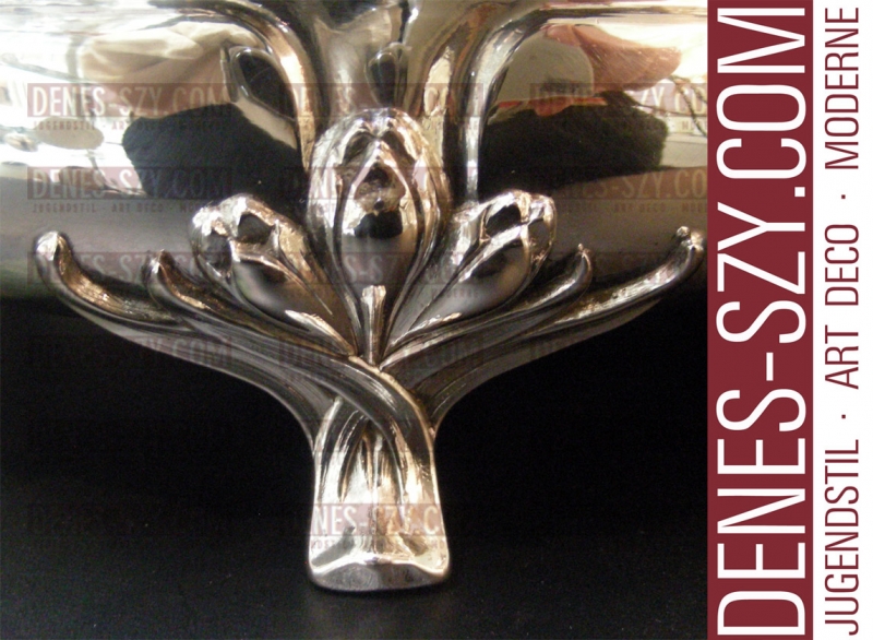 Heinrich Vogeler, Silber, Herbstzeitlose, Jugendstil Schale