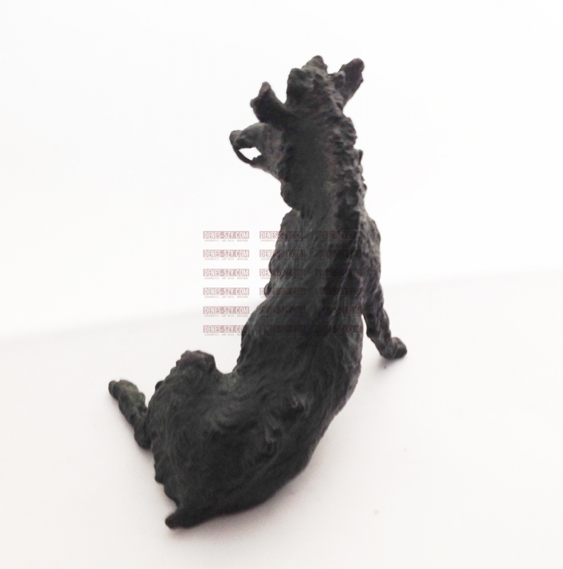 Vienna bronze figure sitting boar, c. 1920