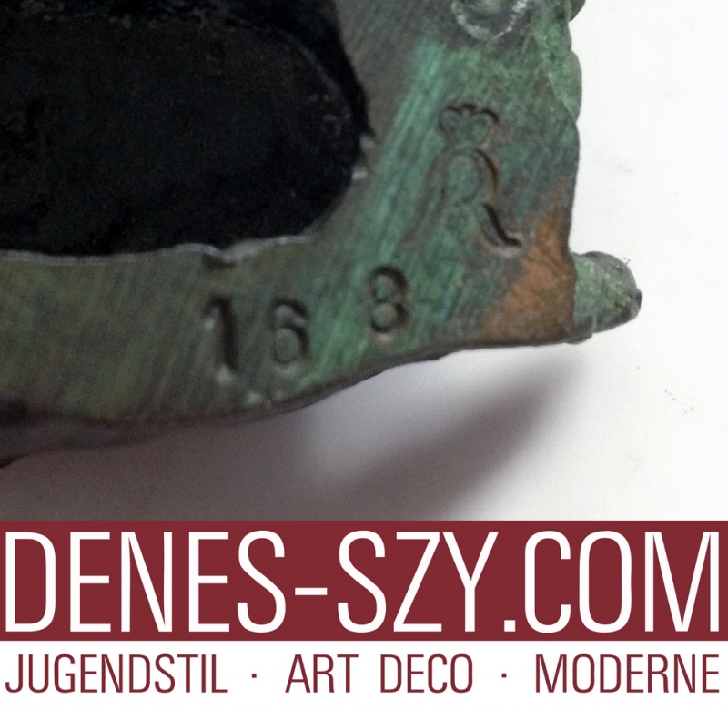 Vienna bronze figure sitting boar, c. 1920