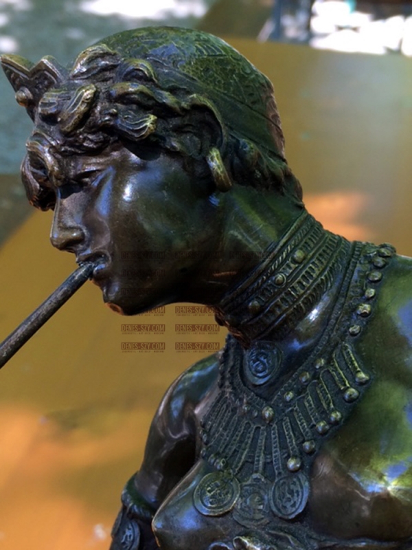 Bronze figure, oriental dancer by Franz Rosse